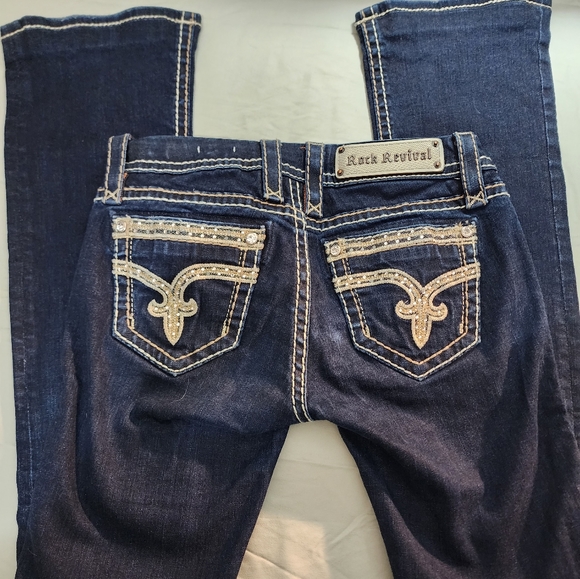 Womens Rock Revival bootcut jeans - Picture 2 of 3
